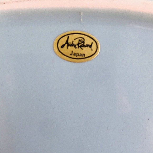 NIB Vintage Andre Richard Towel Holder In Blue With SS Handle Made Japan RARE - Picture 4 of 8